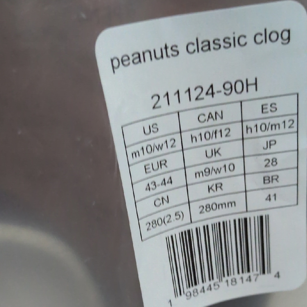 CROCS Peanuts Classic Clog - Gray - Picture 2 of 4